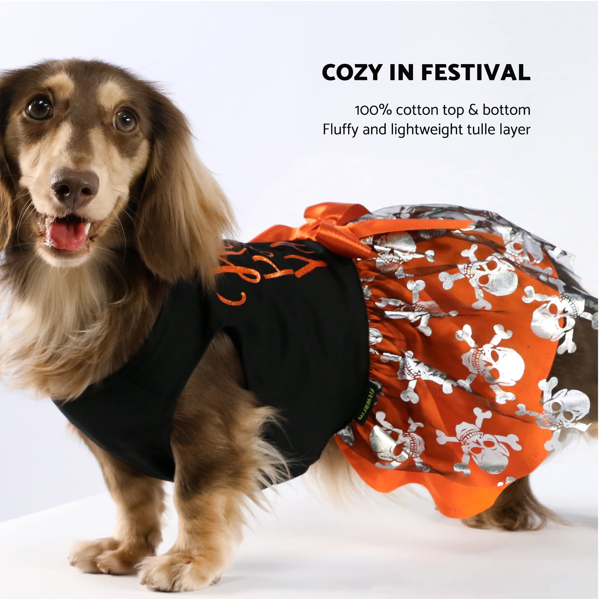 【ブランド】 Fitwarm 100 Cotton Halloween Dog Clothes Scary Bat Dog Costumes