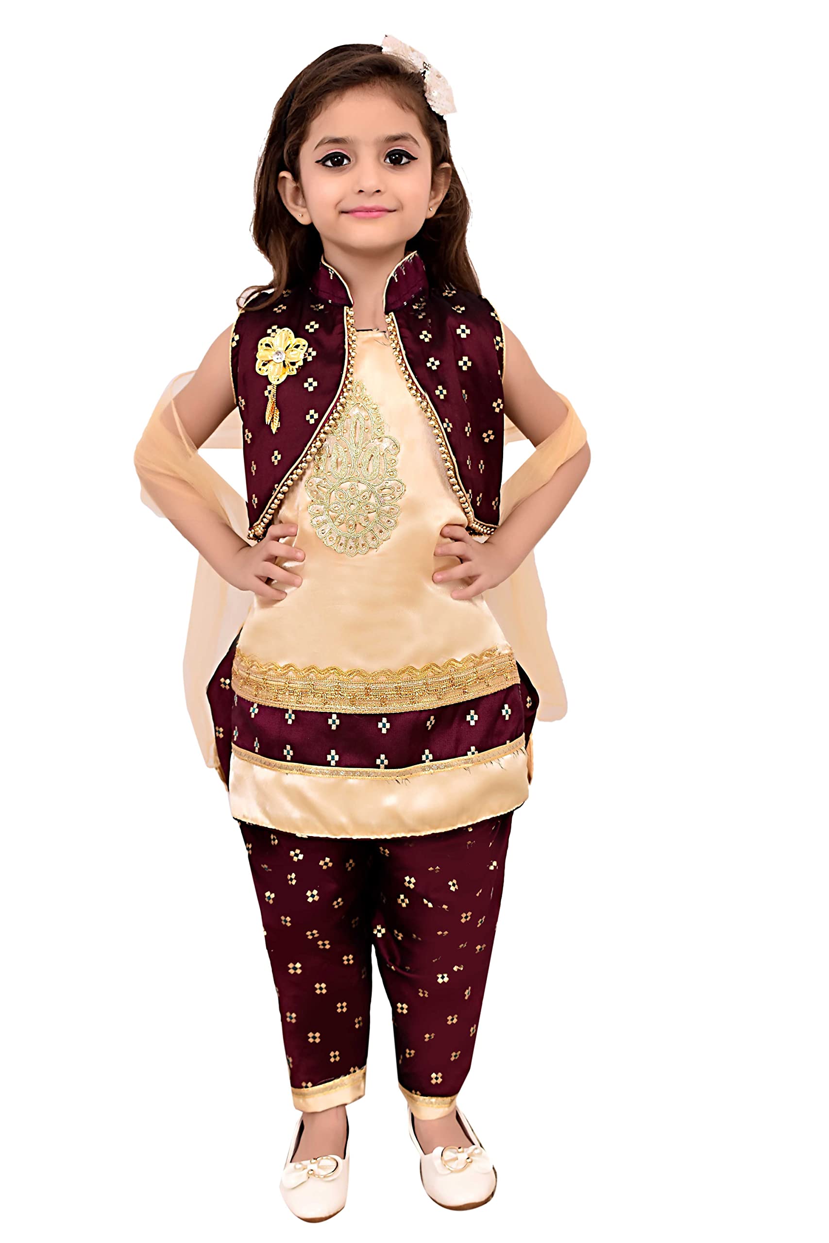 Maurya Girls Wear Beautiful Patiala Set For Girls