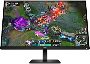 HP OMEN 27q G2 Gaming Monitor 27″ QHD 2560×1440@180Hz, IPS, 16:9, 1ms, HDMI, Anti-Glare, HDR, DisplayPort, Compatible with…