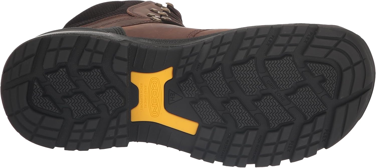 KEEN Utility mens Independence 8" Soft Toe Durable Waterproof Work Boots - Image 4