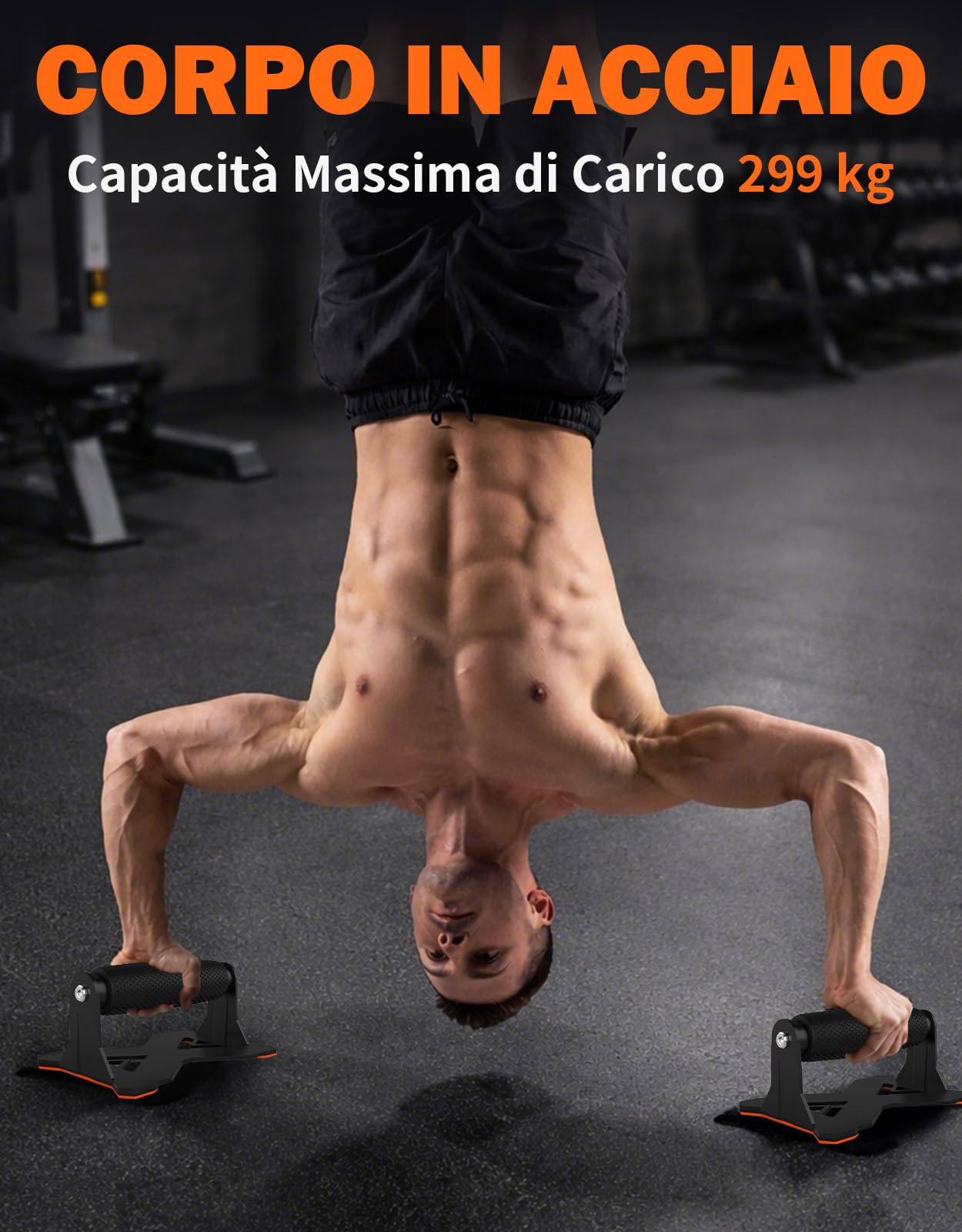 Fitarc Barre Per Flessioni, Maniglie Per Flessioni In Acciaio Robusto, Supporti Antiscivolo Per Uomini E Donne, Attrezzo Per Allenamento Di Forza A Casa