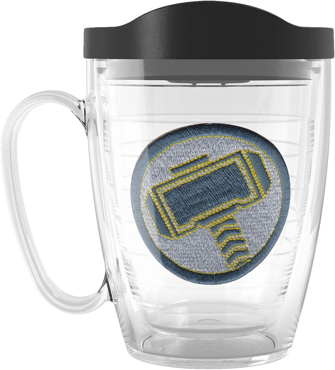 Tervis Marvel Thor Icon Made in USA Double Walled Insulated Tumbler Travel Cup Keeps Drinks Cold & Hot, 16oz Mug, Classic