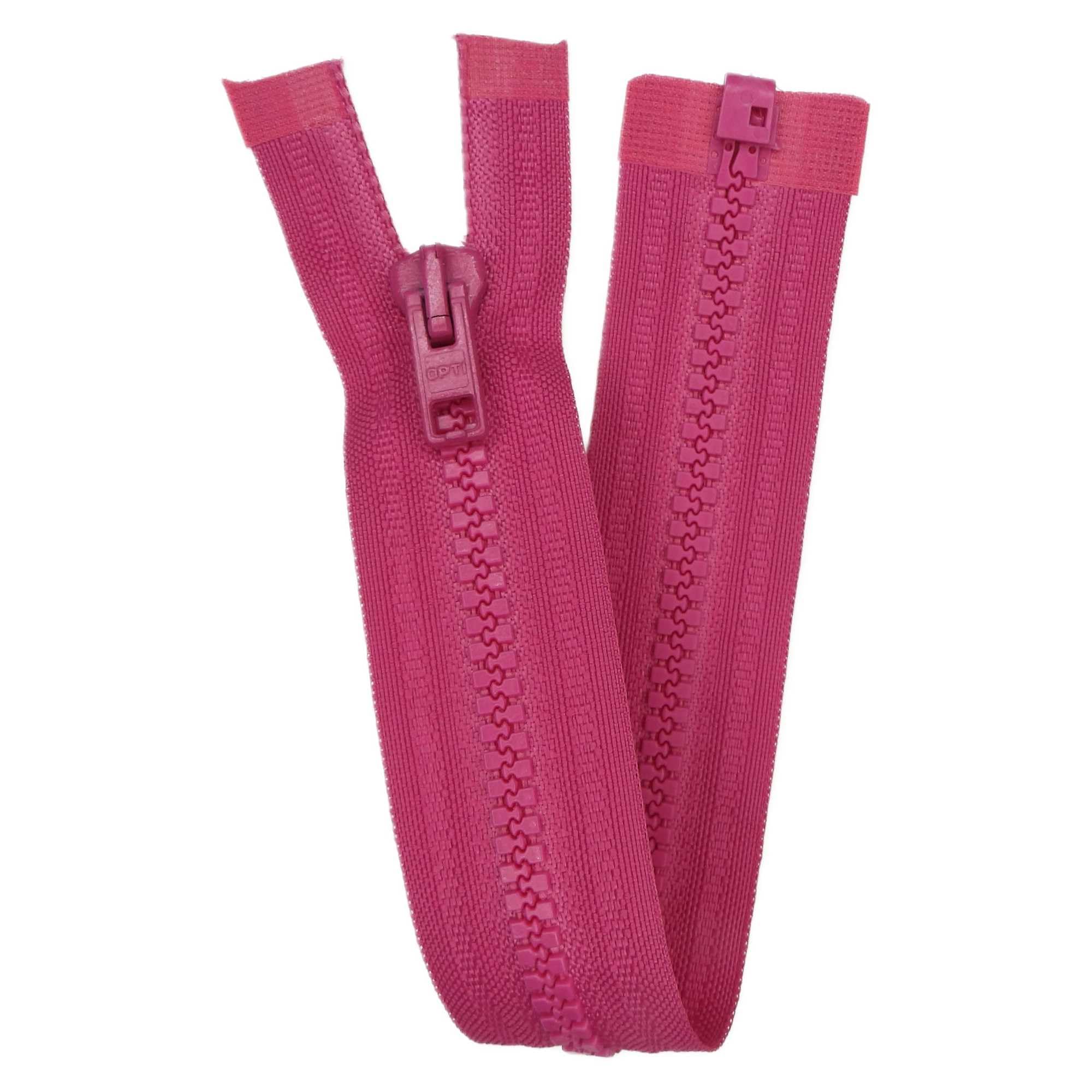 Open End Zip Chunky 30 Inch 76cm 16 Colours Jacket Coat Buy 1 Or 2 Zips 850D, 3697 Cerise Pink, 1 โ image 1