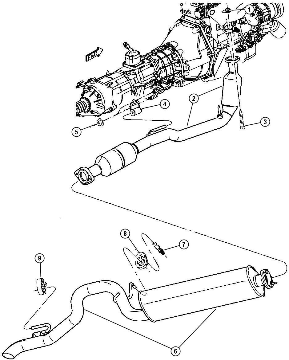 Mopar 5210 1126AA, Exhaust System Hanger