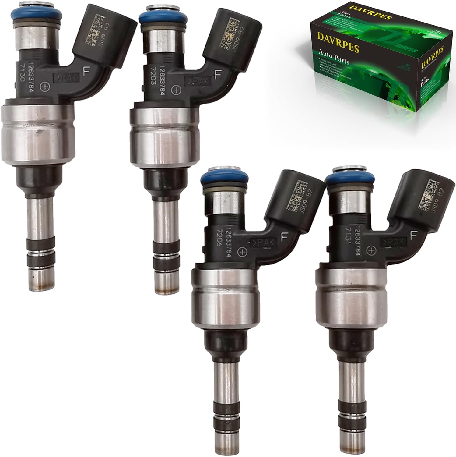 4PCS JSD9-B2 FJ1154 12633784 Fuel Injectors 6 Holes Fuel Spray Nozzle For Chevrolet Captiva Sport Malibu Impala Equinox GMC Terrain Buick Lacrosse Regal Verano
