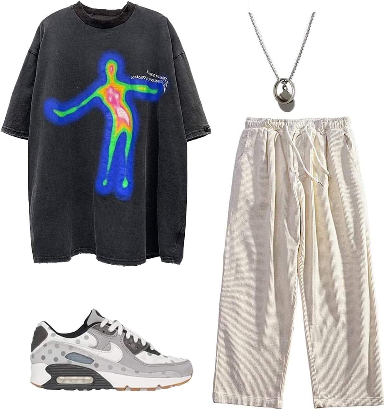 Aelfric Eden Graphic Washed T-Shirts for Men Oversized Short Sleeve Tee Unisex Casual Streetwear Tops - Image 6