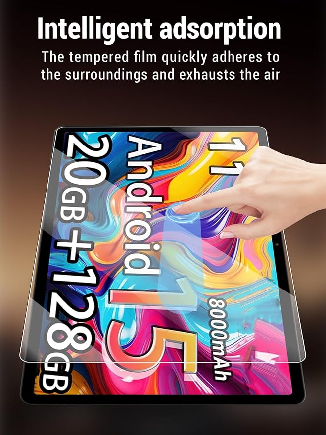 Protector de Pantalla de Vidrio Templado 9H para HUIHUANG T5 11 Pulgadas, 2 Unidades miniatura 7