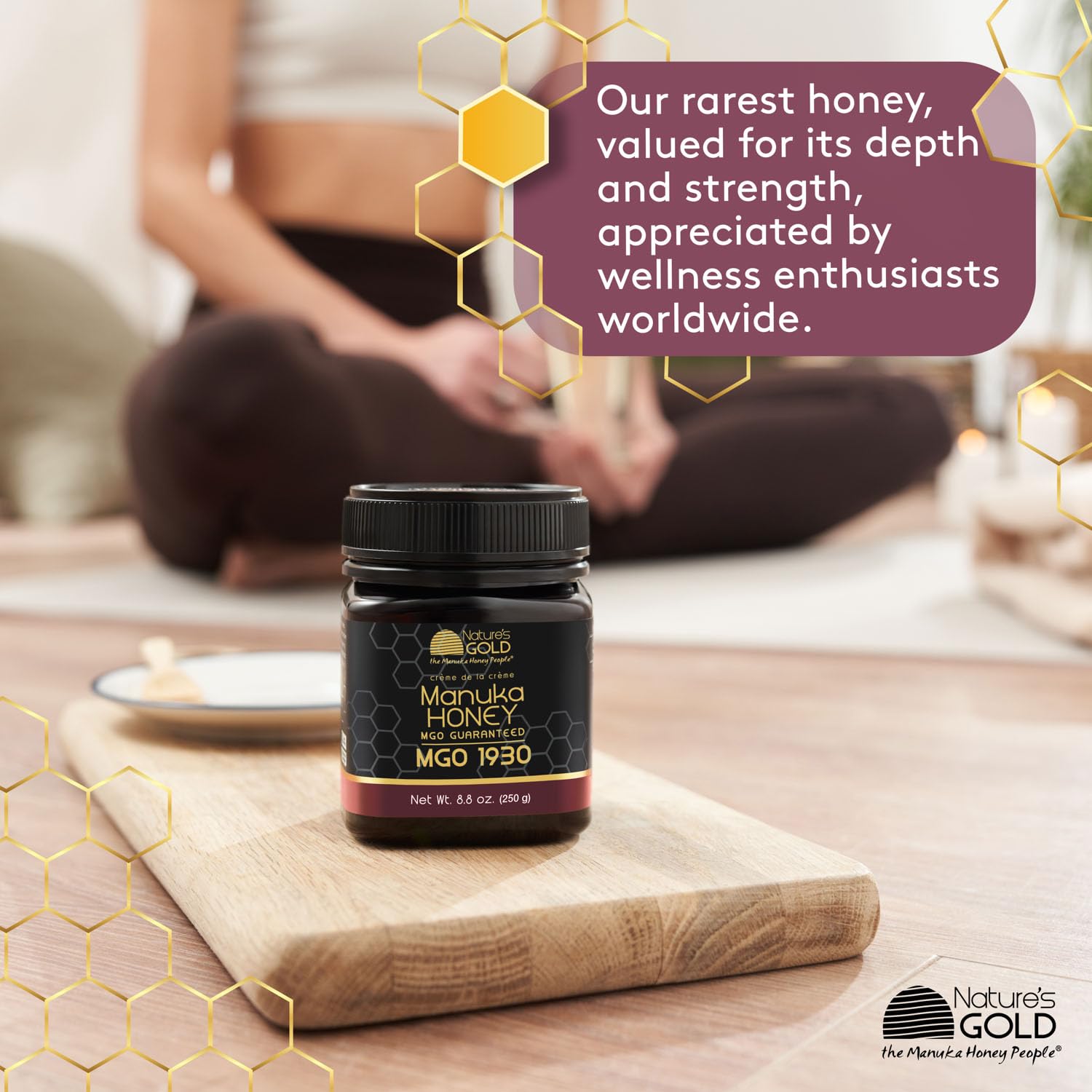 Nature’s Gold Raw Manuka Honey, Certified High MGO | Authentic MGO, 100% Pure Genuine Traceable Hive to Home