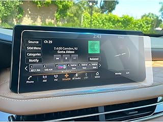 YEE PIN 2023 QX80 Screen Protector for 2023 2022 Infiniti QX60 12.3″ Screen Protector 2022 2023 Infiniti QX60 Accessories, 2023 QX60 12.3″ Infotainment Screen' for 2022 2023 Infiniti QX60 9H Hardness Glass 2023 2022 QX60 Screen Protector