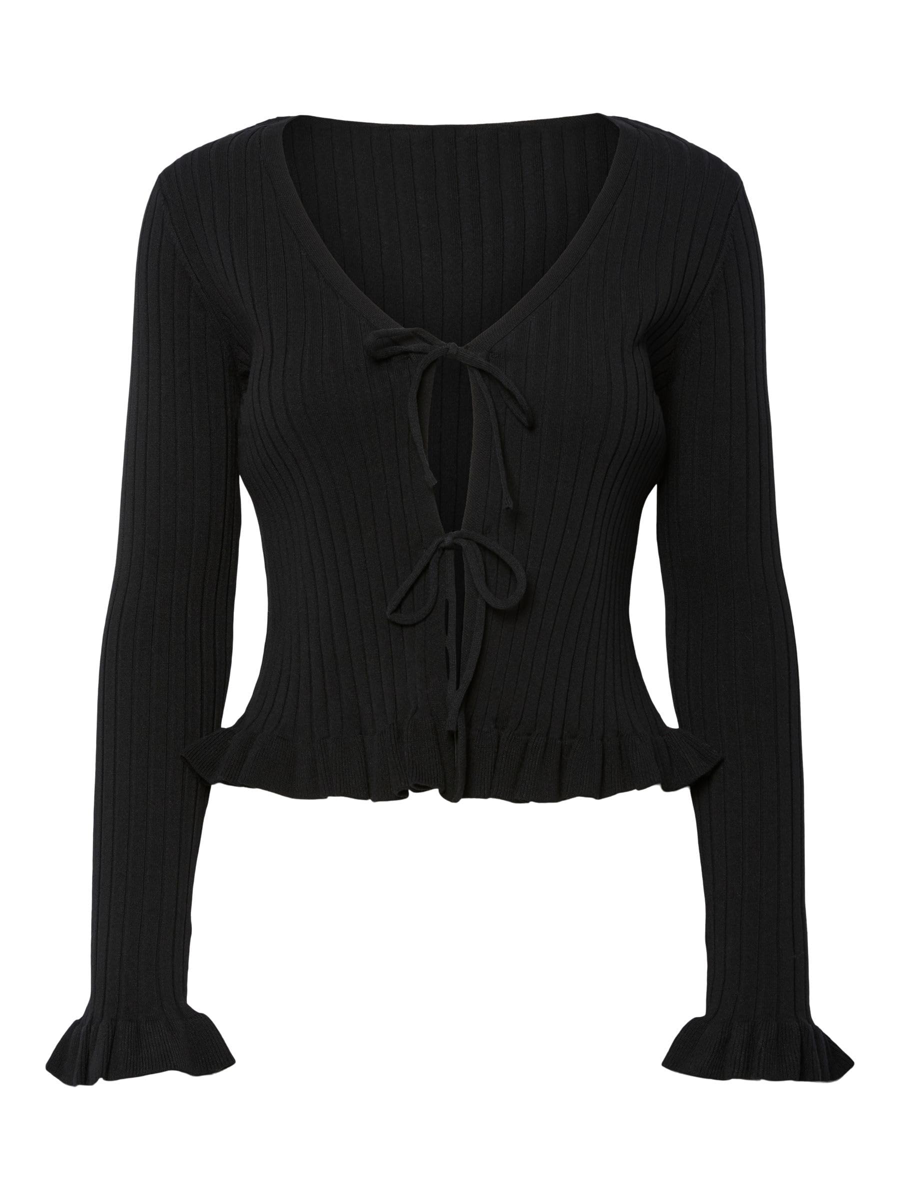Pieces Cardigan, Black, M