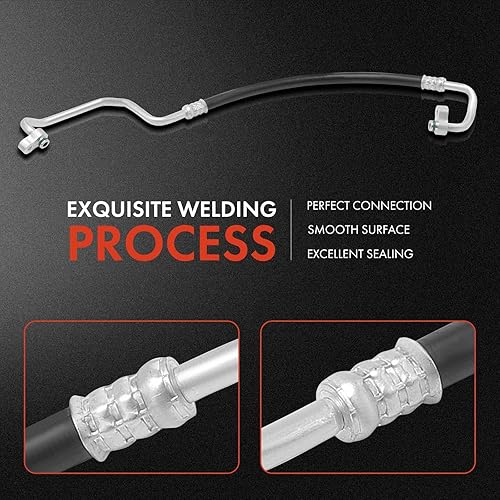Miniatura 5 de A-Premium Conjunto de manguera de línea de descarga de A/C compatible con Honda Accord 2003 2004 2005 2006 2007, 2.4L, compresor a condensador, sedán