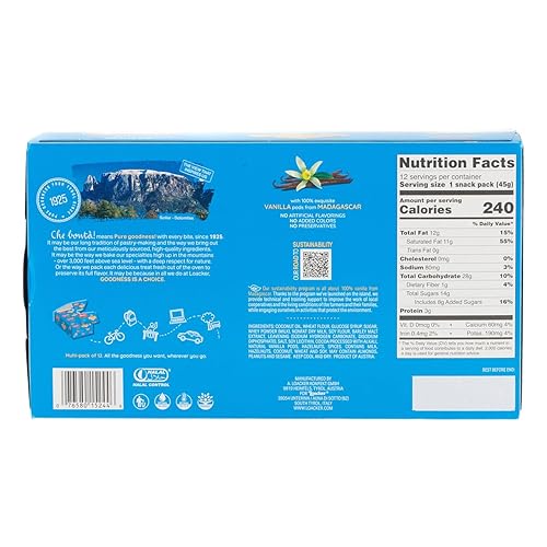 Miniatura 7 de Loacker Obleas clásicas de vainilla  Galletas de oblea de vainilla crujientes premium con relleno de crema  Paquete múltiple de 12 paquetes de