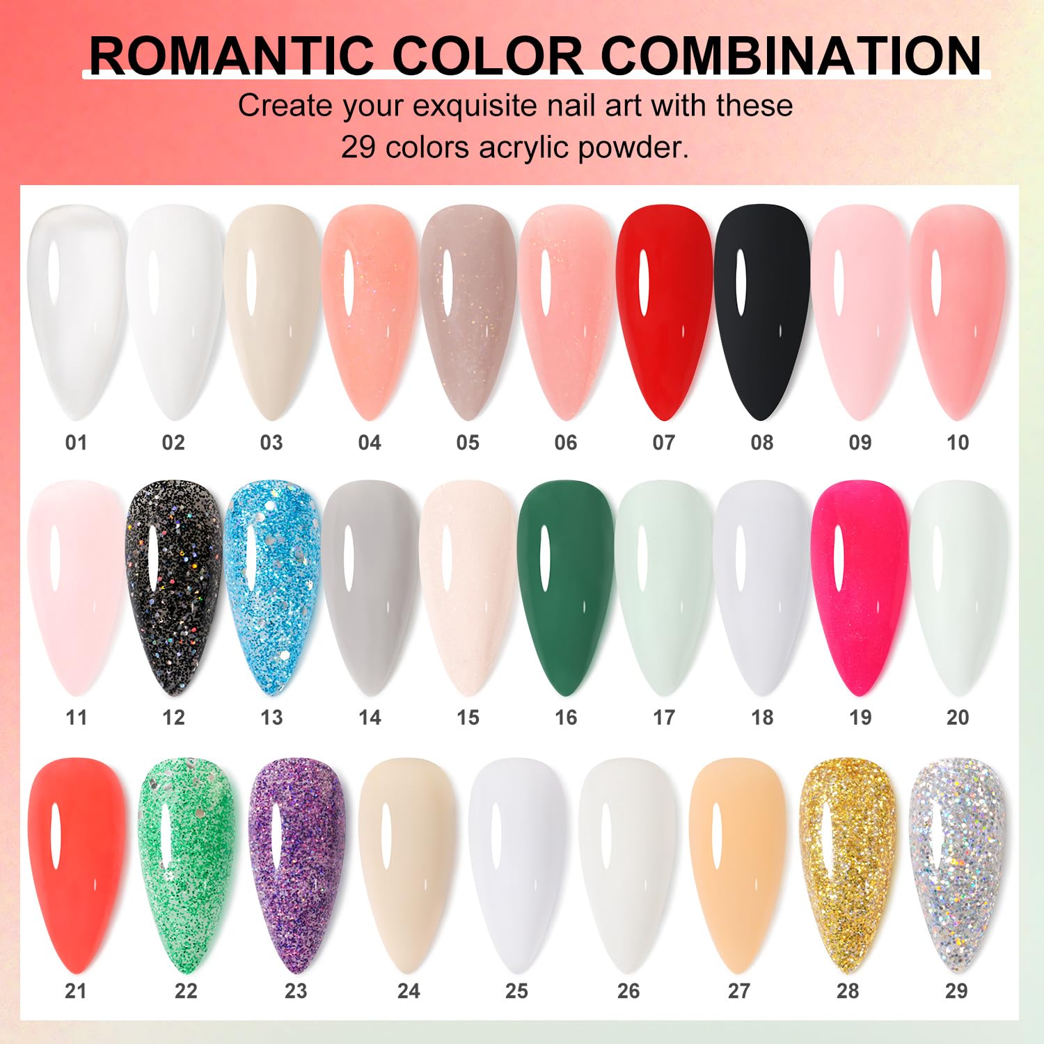 Nagelstudio Set, 29 Farben Acrylpulver mit 2*60ml Acryl Liquid/Monomer Nagelfräser für Gelnägel mit UV Lampe für Gelnägel set, Nageldesign Gelnägel Starterset