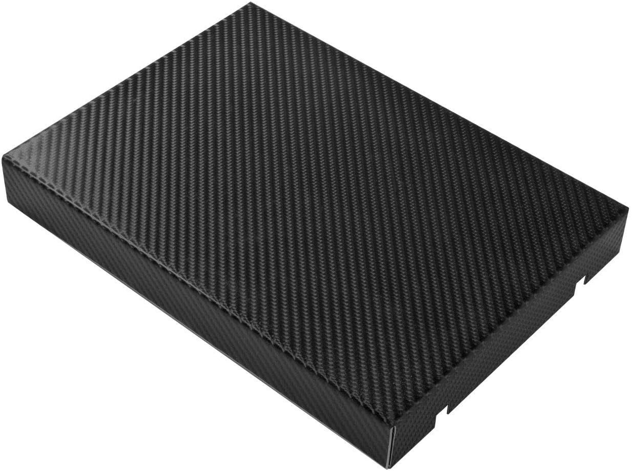 C7 Corvette Black Carbon Fiber Wrapped Fuse Box Cover