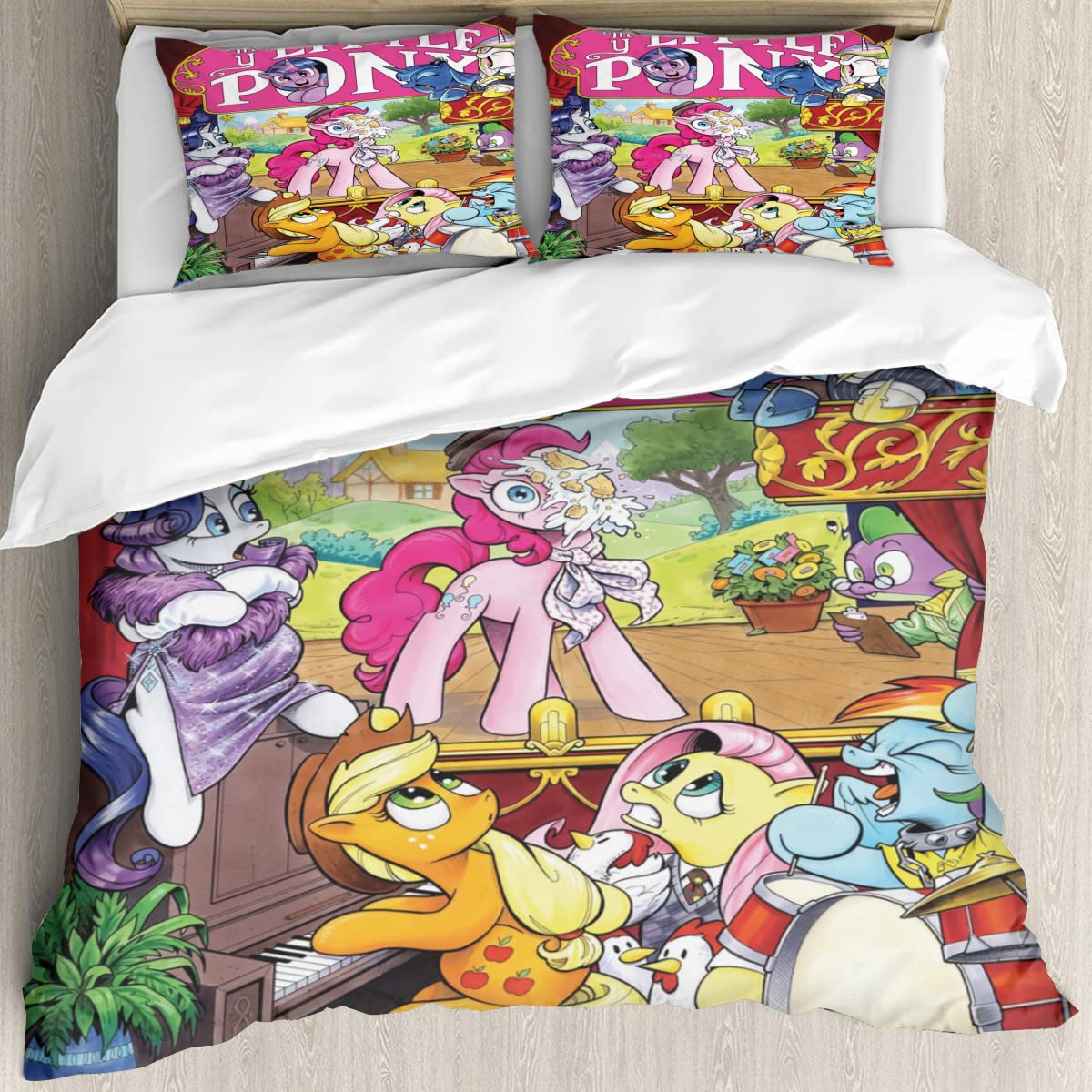 My little pony シーツセット My Little Pony Rainbow Power Single/Double/Queen/King Bed