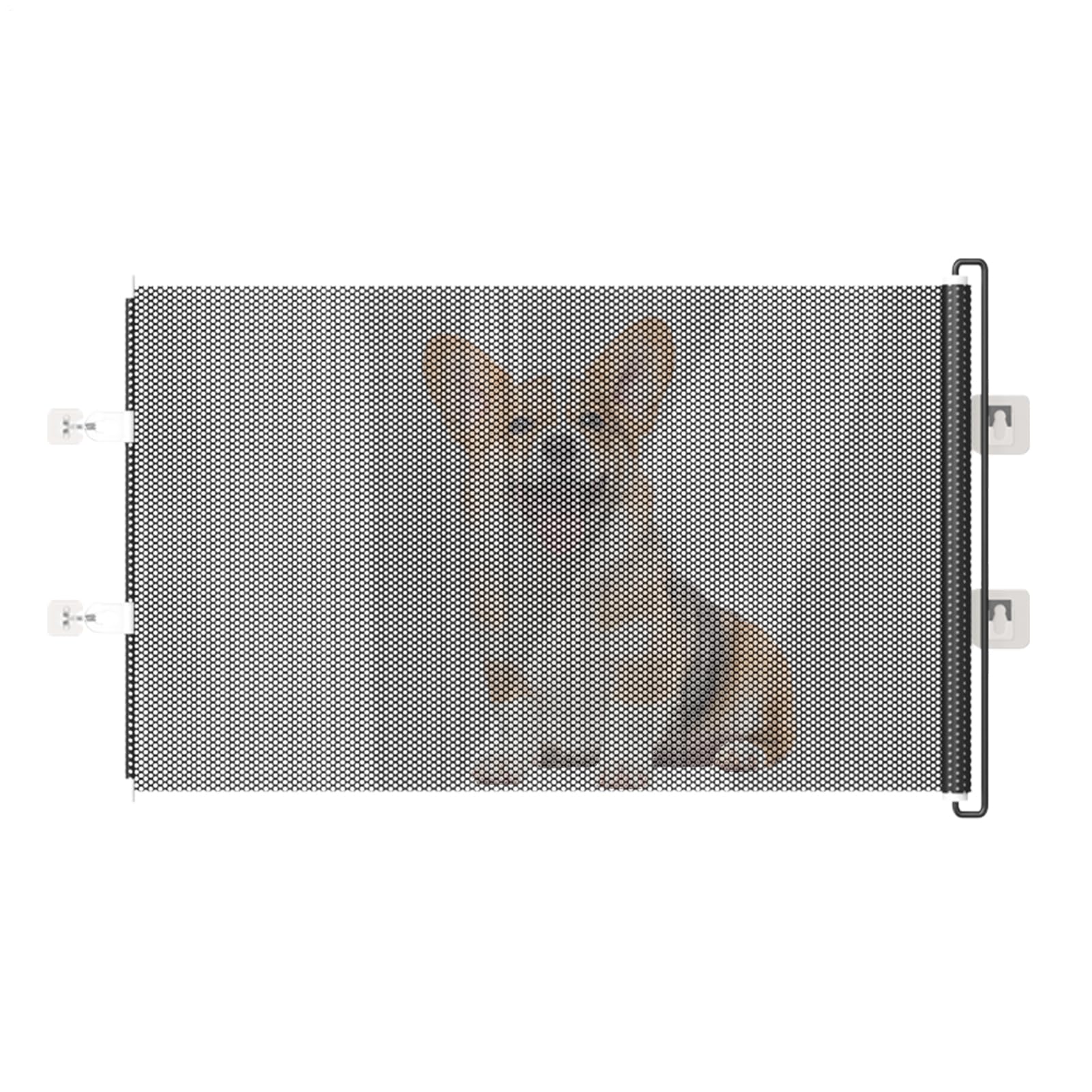 Retractable Pet Gates No Drilling Adjustable PVC Dog Stair Gate, Safety Puppy Gate For Stairs, For Dogs And Cats 40/50/58cm