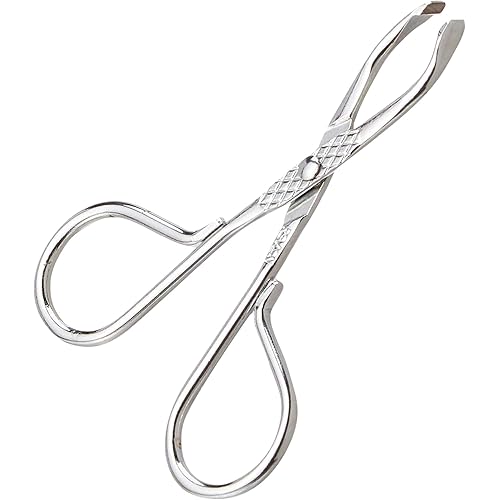 Revlon PerfecTweeze Scissor Tweezers, Slanted Tip, For Eyebrow Shaping and Hair Removal, Ergonomic Handle Design, Stainless Steel, 1 Count