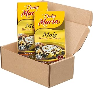 DONA MARIA Ready to Serve Mole Sauce 2 Pack, 25.4 oz – Authentic Mexican Mole – Made with Real Chocolate, Peanuts, and Spices – Convenient, Easy to Use
