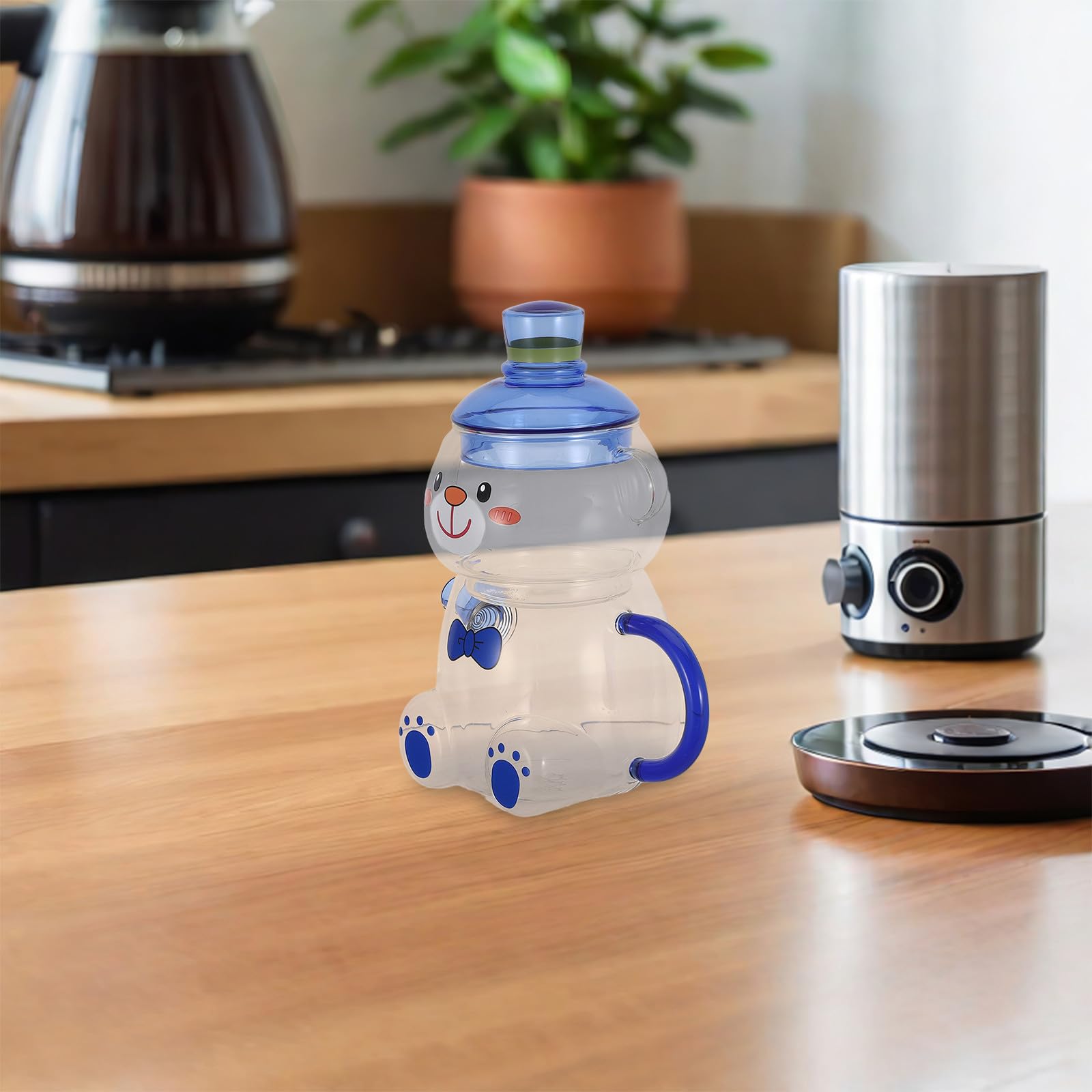 Bären Glaskrug Satz 500ml mit 400ml Becher aus Glas