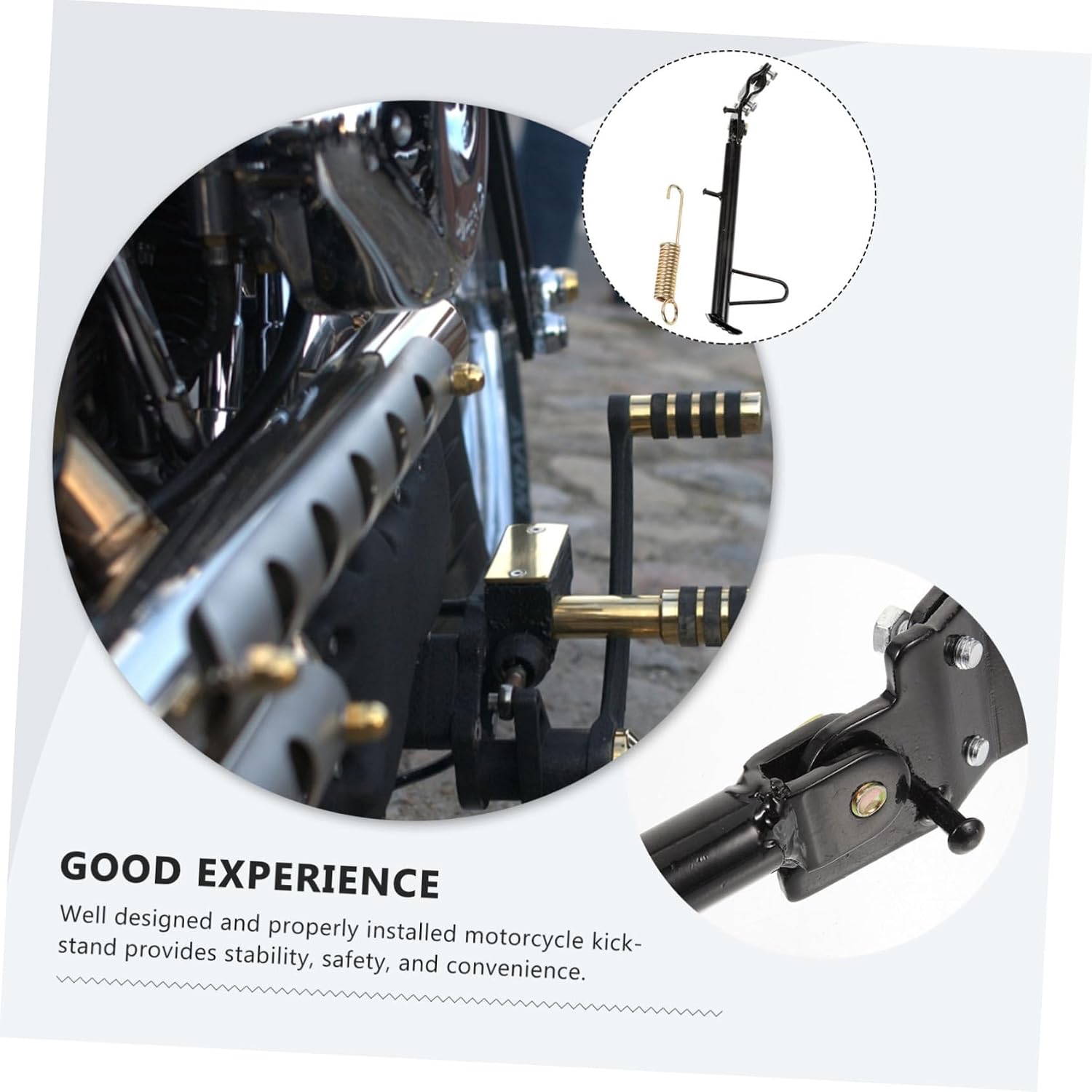 Electric Scooter Kickstand Motorcycle Side Stand Metal Support