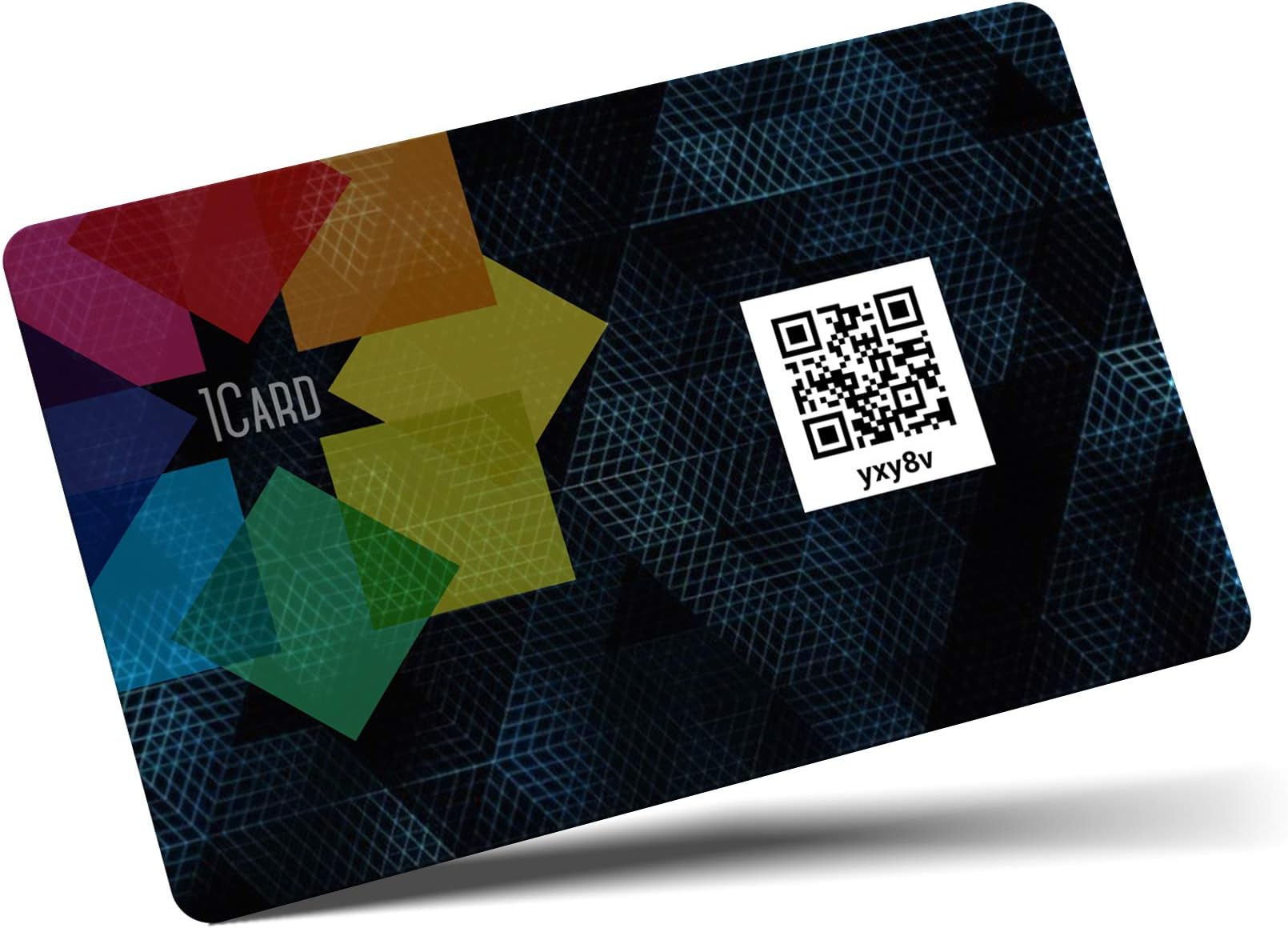 LINQS® 1Card Duo | RFID Blocking Card Plus QR Code Digital Business Card | Contactless Credit Card Protector | Digital Visiting Card
