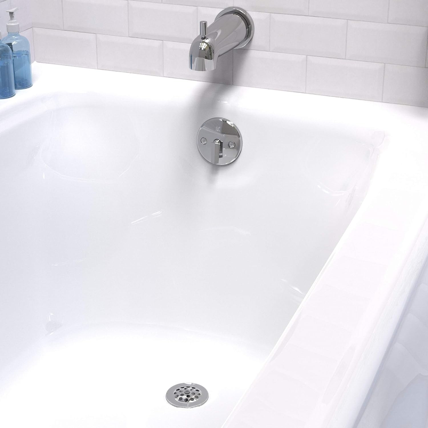 Plumb Pak K826-65PC Triplever Style Bath Drain Trim Kit, Chrome