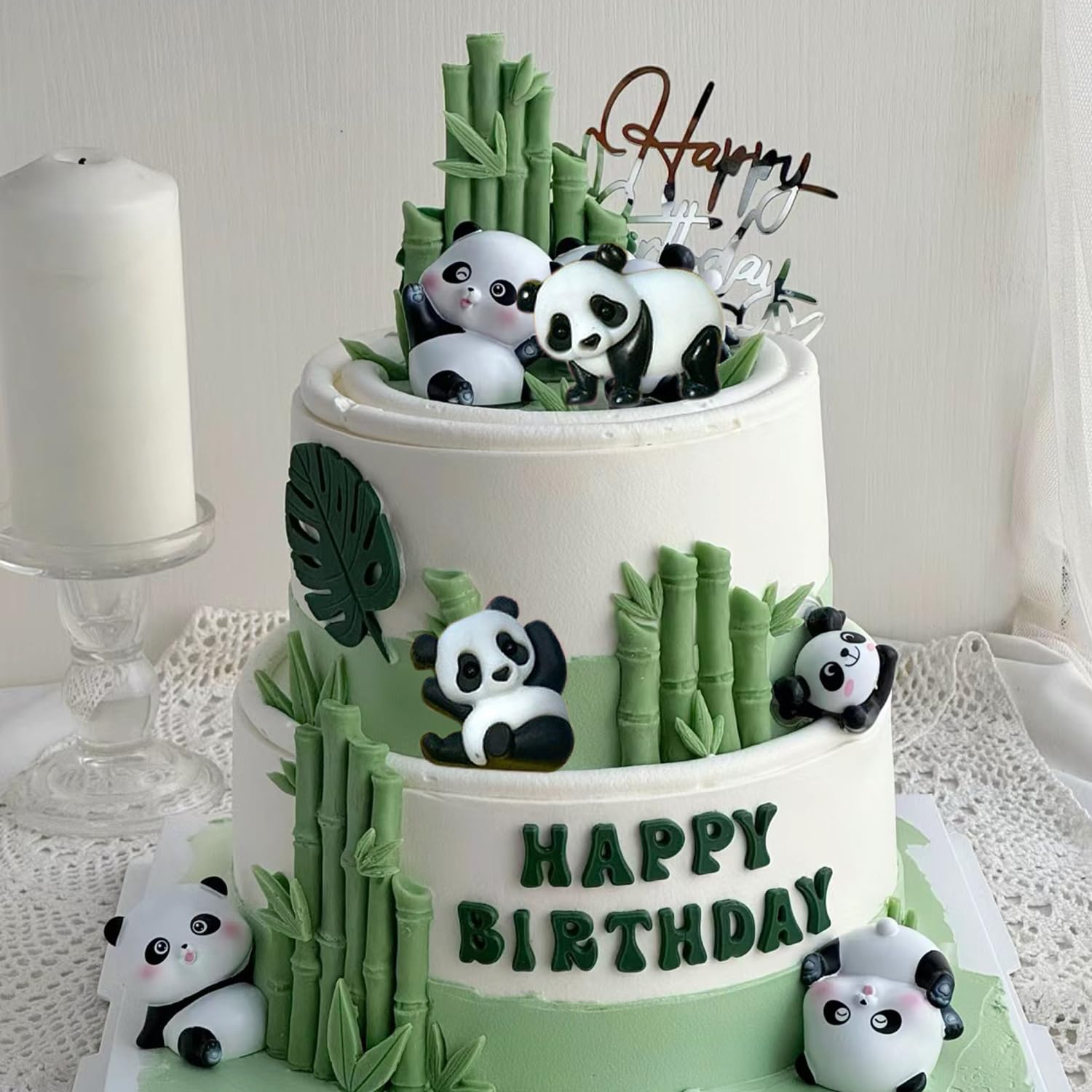 YIHUOMOLDS Panda Bear Silicone Mold Panda Fondant Molds for Cake Decorating Cupcake Topper Chocolate Candy Gum Paste Polymer Clay - Image 5