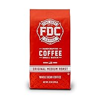 Vista 137 de Fire Department Coffee - Café de vainilla bourbon - Devuelve a los bomberos - Grano entero con infusión de vainilla y bourbon - Sin alcohol