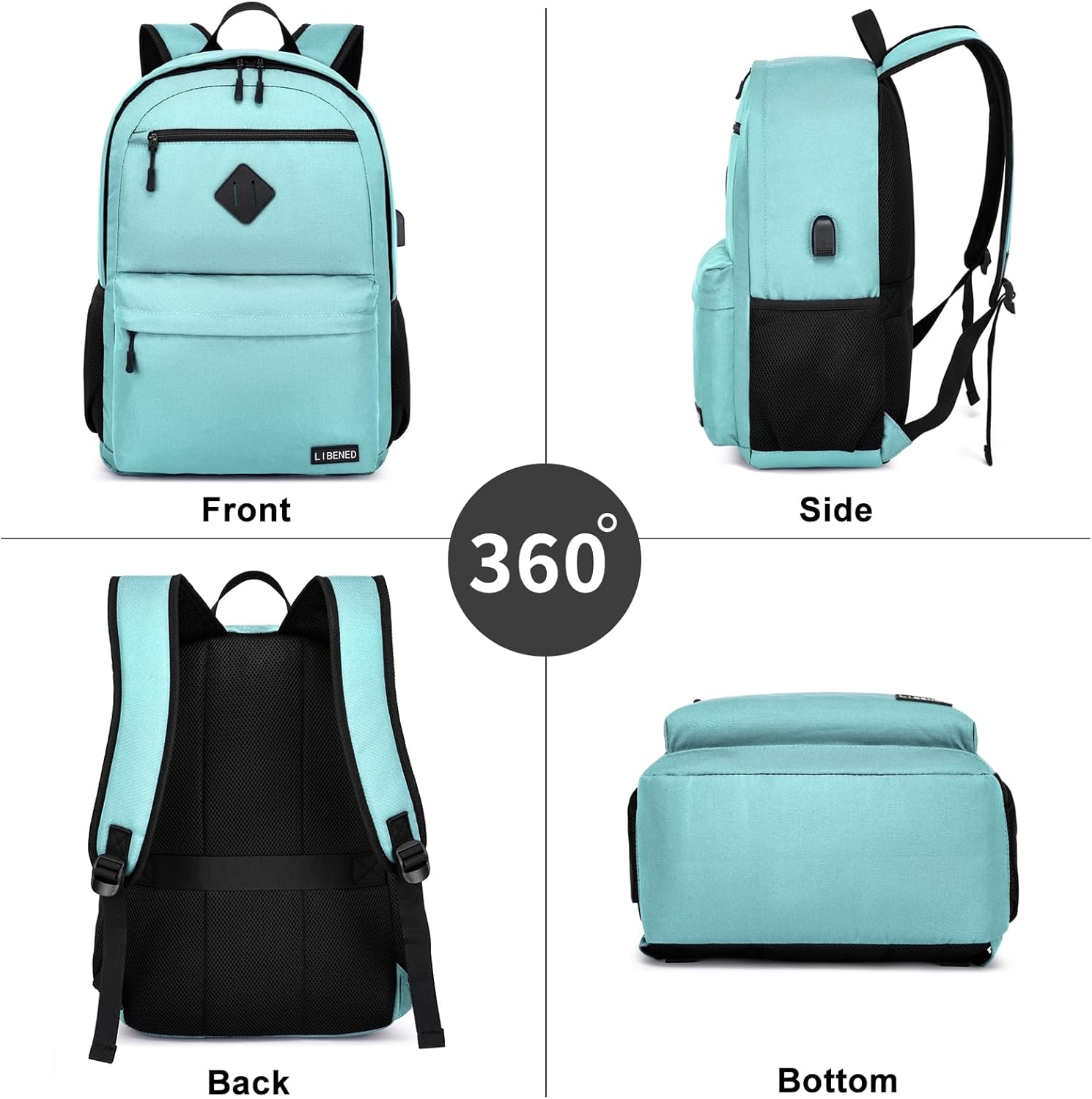 School backpack for Teen Boys, Backpack for Men,15.6 inch Laptop Backpack, Choice for School and College Back Pack
