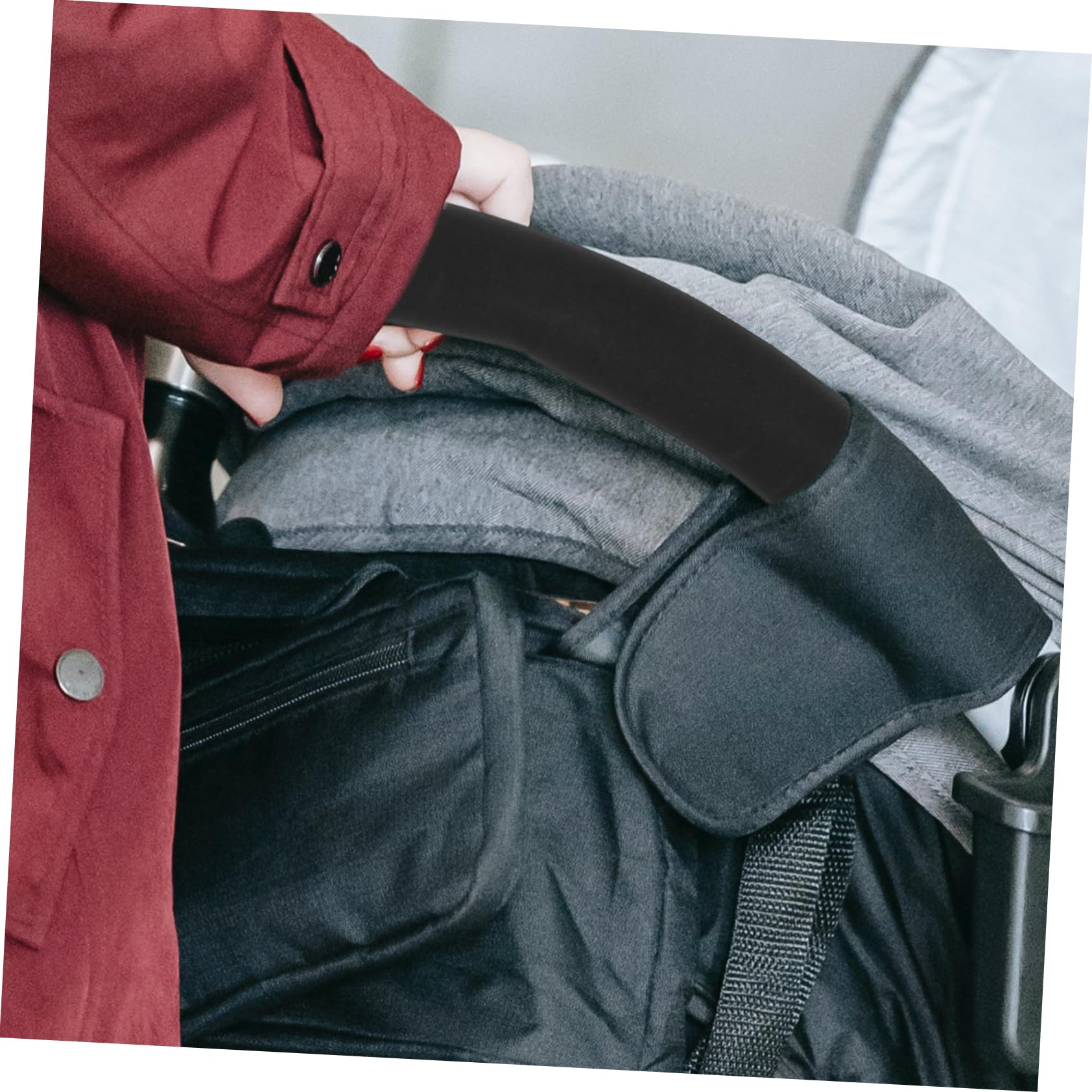 ULTECHNOVO 10pezzi Coprimanubrio Per Carrozzina Spugna Di Comfort e Protezione Per Maniglie Copertura Riutilizzabile e Alla Moda Per Passeggini Ragazzo Ragazza