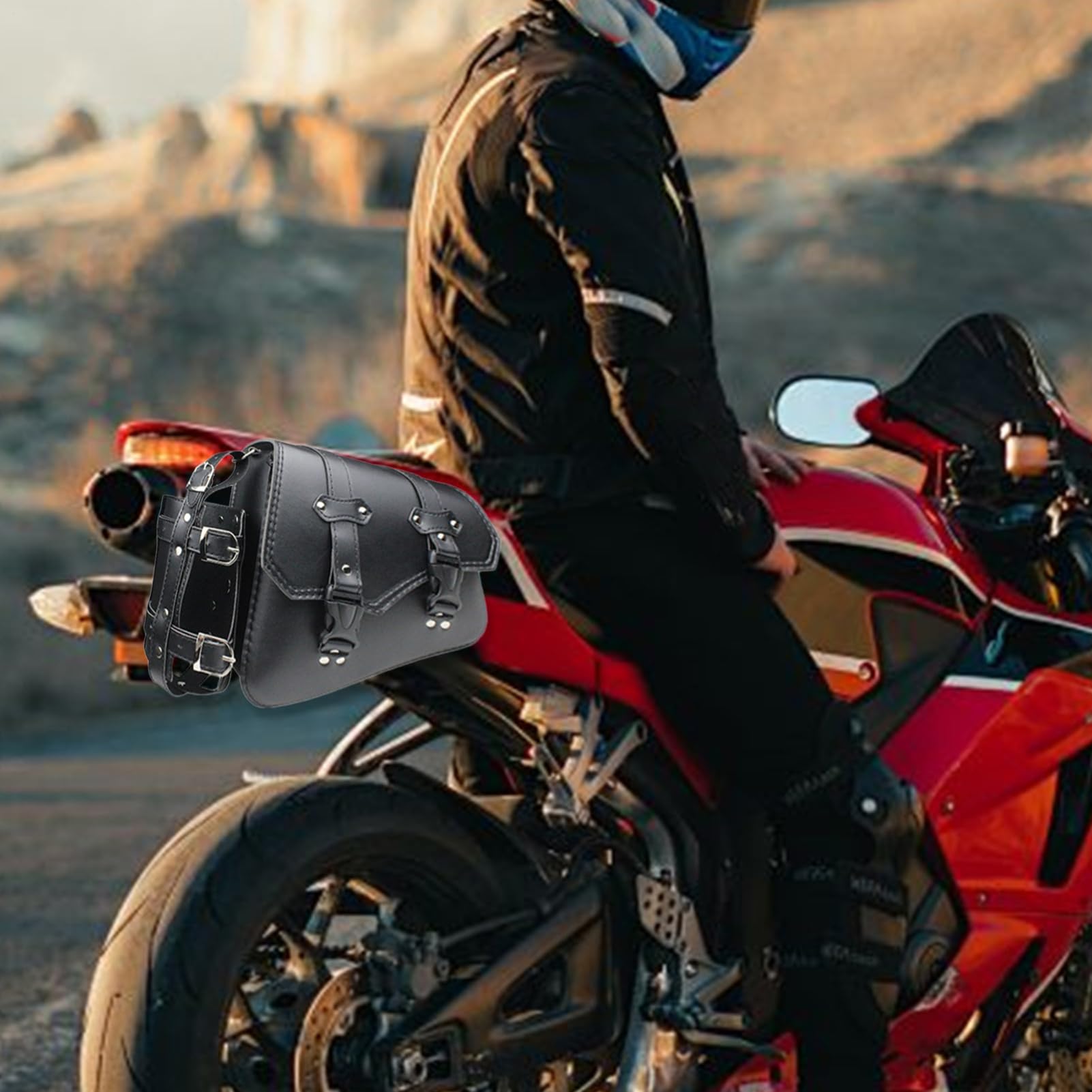 Torba podsiodłowa motocykla, boczne sakwy motocyklowe | Boczna torba