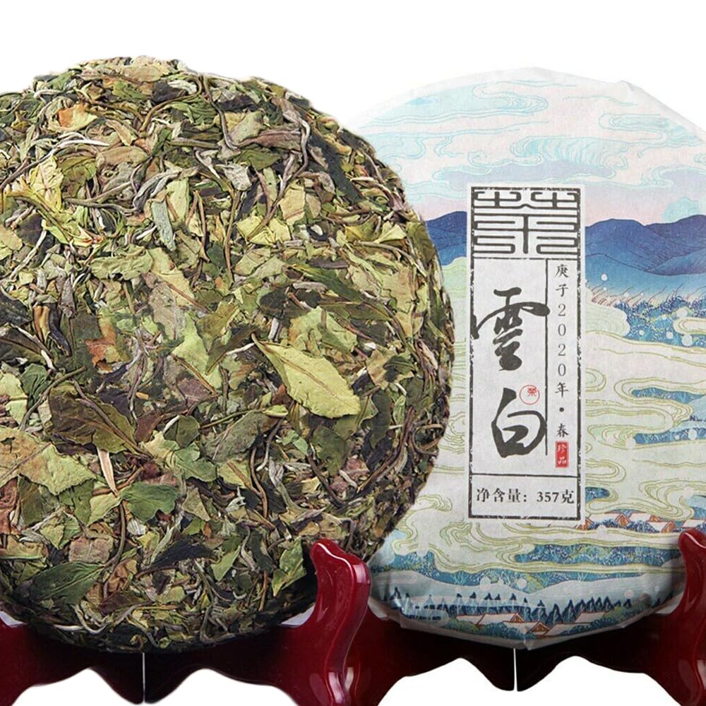 Wolkenhafte Weiße Schönheit Roher Puerh-Tee 2020 Golden White Sheng Puer-Tee 357g