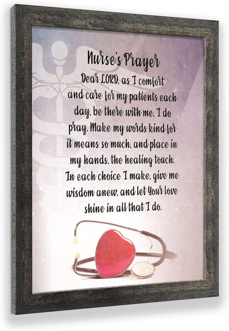 Crossroads Home Décor Nurse Gifts for Women - Nurse Graduation Gift Picture Frame, 2105BW