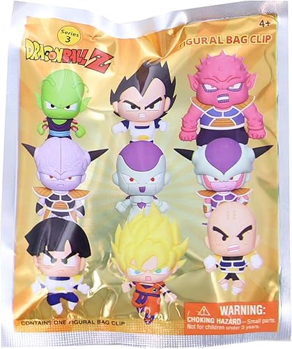 Monogram Dragon Ball Z Series 3 - Bolsa de espuma con clip en bolsa ciega 3D