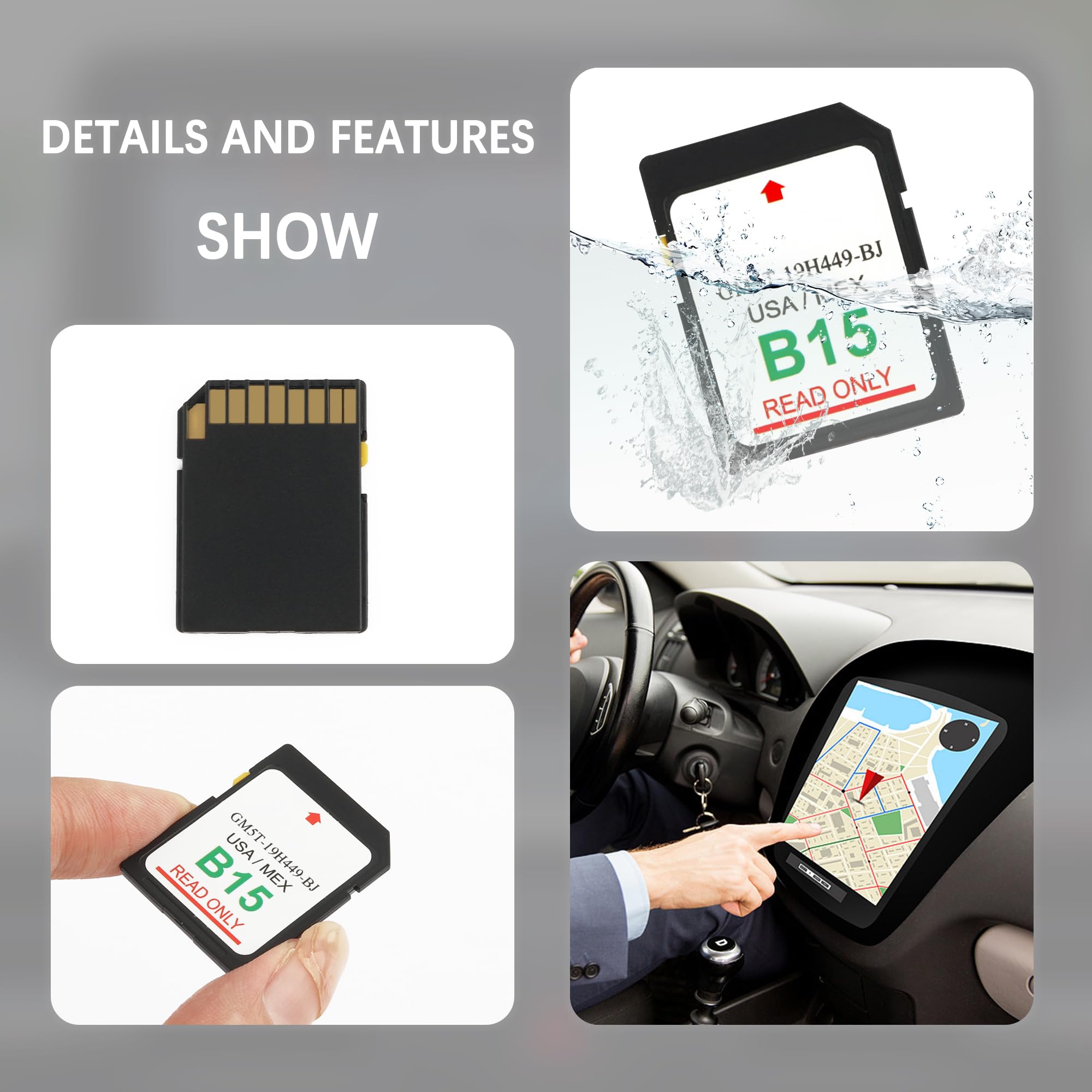 Amazon.com: 2025 Latest B15 Navigation SD Card OEM#GM5T-19H449-BJ
