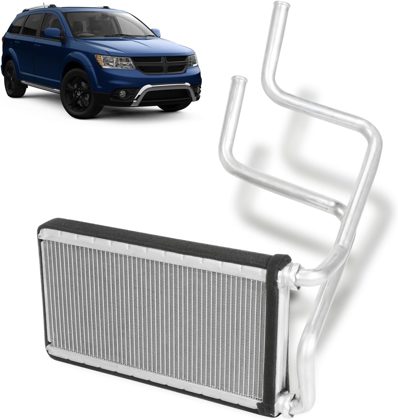 99380 HVAC Heater Core Compatible with Dodge Caliber Avenger Journey Chrysler 200 Cirrus Sebring Jeep Compass Patriot 2007-2020, Replace 5191347AA, 5191347AB 5191347AC HT399426C, Aluminum