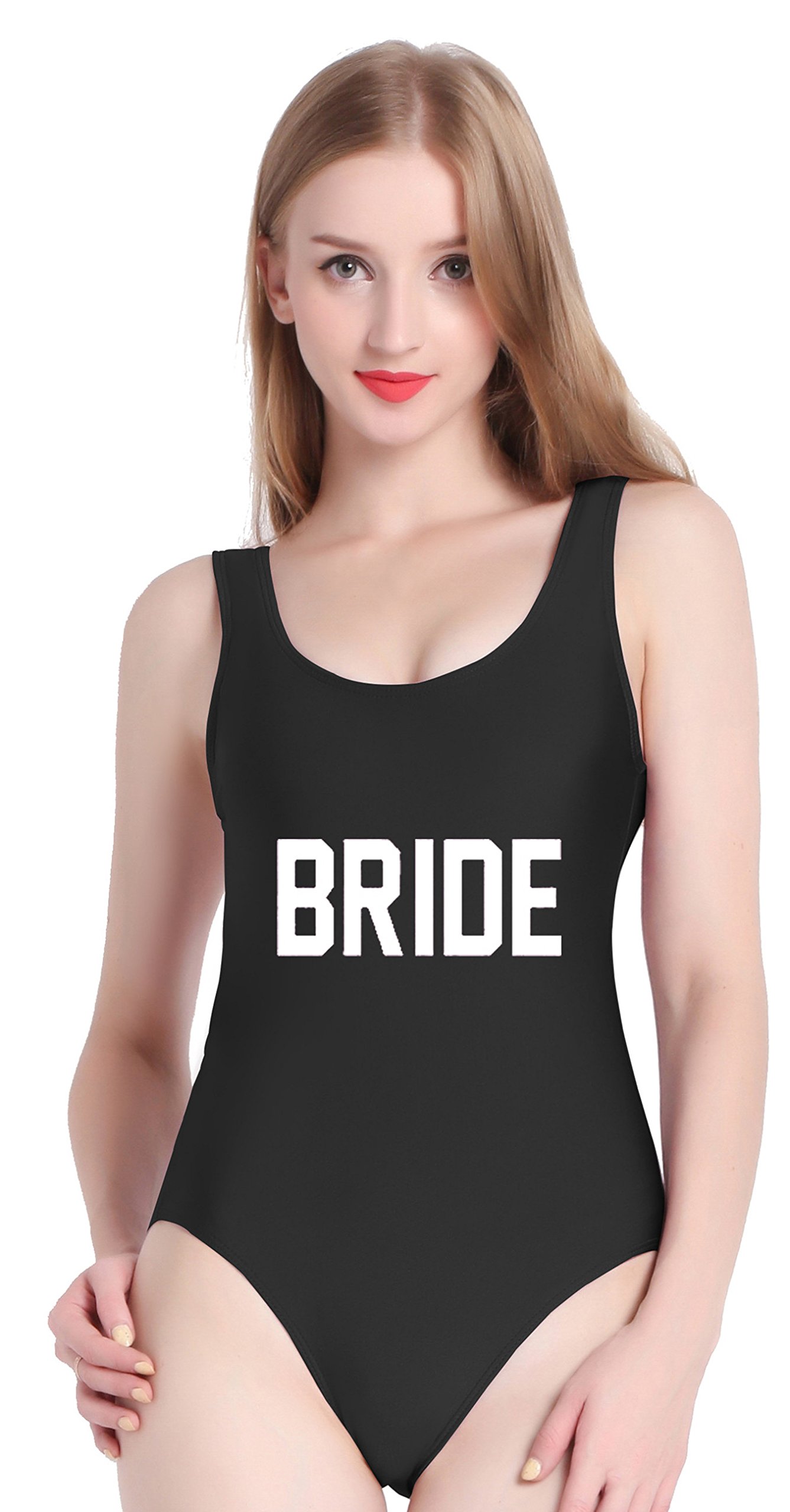 Buy PINJIA Cute One Piece Swimsuit with High Cut and Low Back for Women