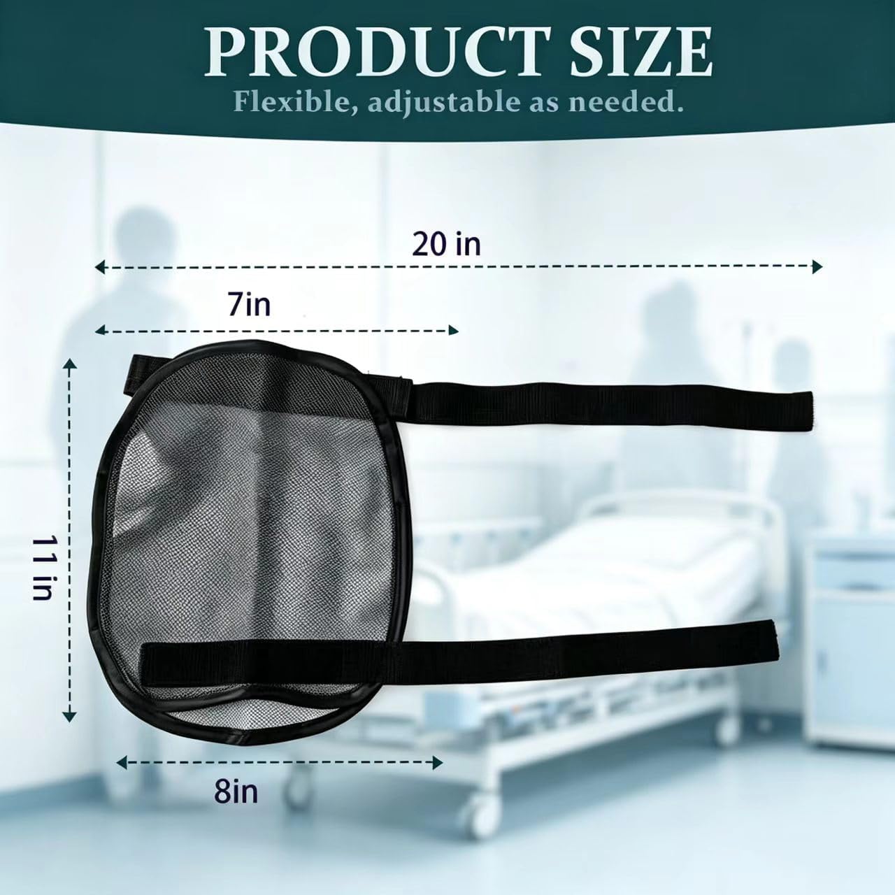 Mesh Catheter Leg Bag Urinary Drainage Cover with Adjustable Strap (Gray 2) | Soft Breathable Fabric Sleeves, Urine Holder for Legs, Easy to Use Foley Supplies Men Women Pocket Collection Bags