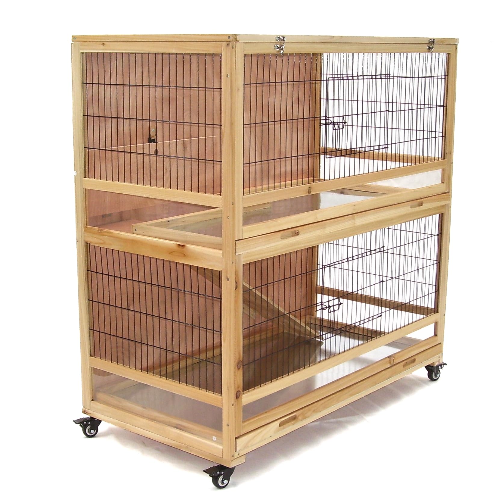 Hasenstall Kaninchenstall XXL Kleintierstall Kaninchenkäfig Hasenvilla 56616 AWZ