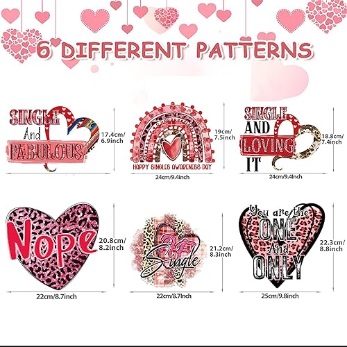 Miniatura 5 de 6 calcomanías para planchar para el día de San Valentín, diseño de leopardo, diseño de transferencia de corazón, para planchar, lindo papel de