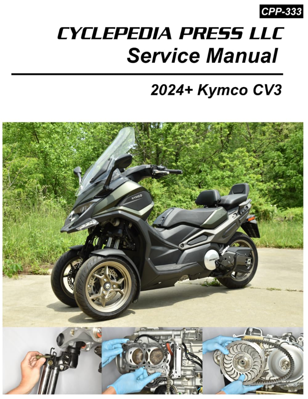 KYMCO CV3 Cyclepedia Printed Scooter Service Manual