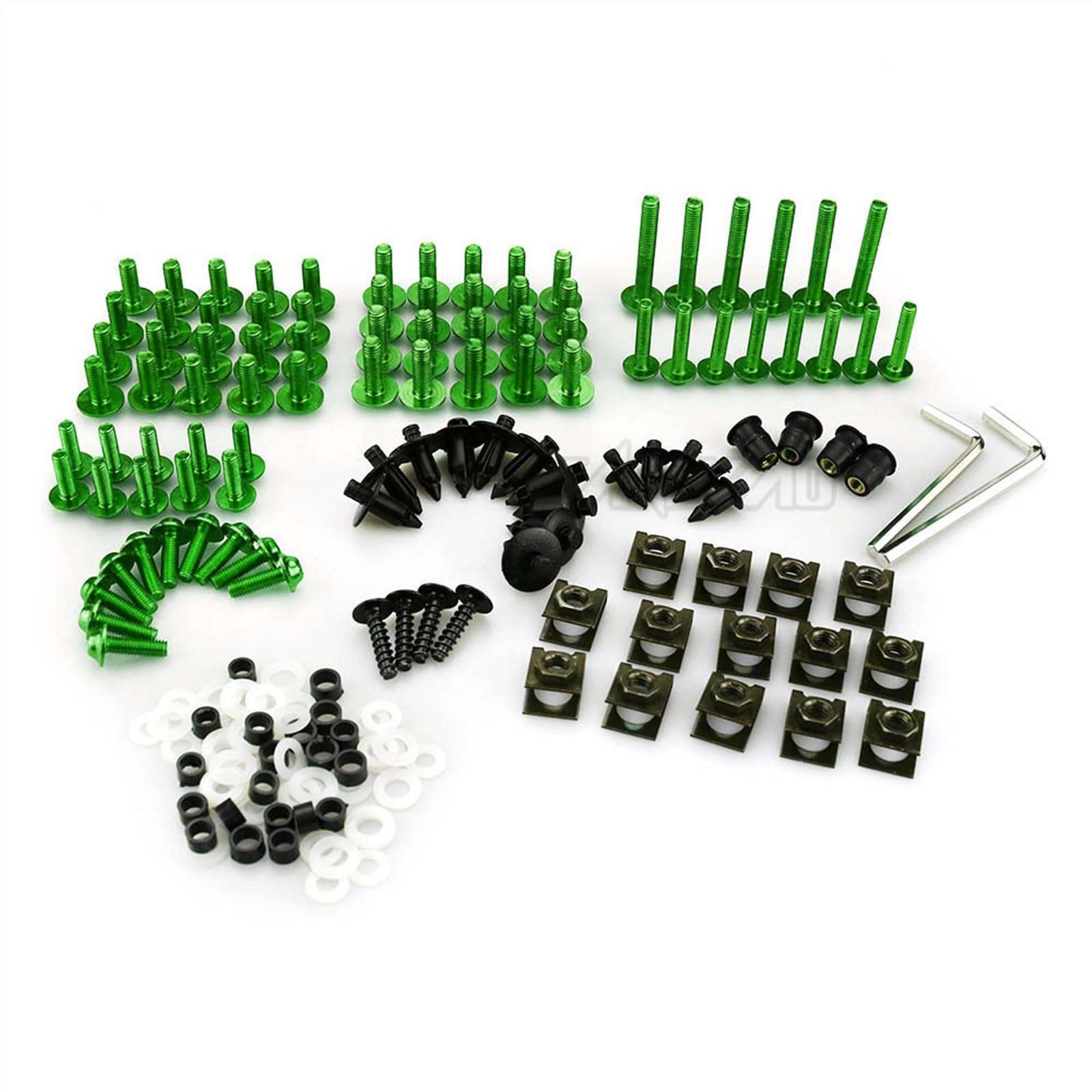 Set Utensili ferramenta Accessori Moto Vite Completa per Bulloni Carenatura per K&awasaki Z1000 Z250 Z400 Z650 Z800 Z900 RS ABS 2011-2019(Blu)