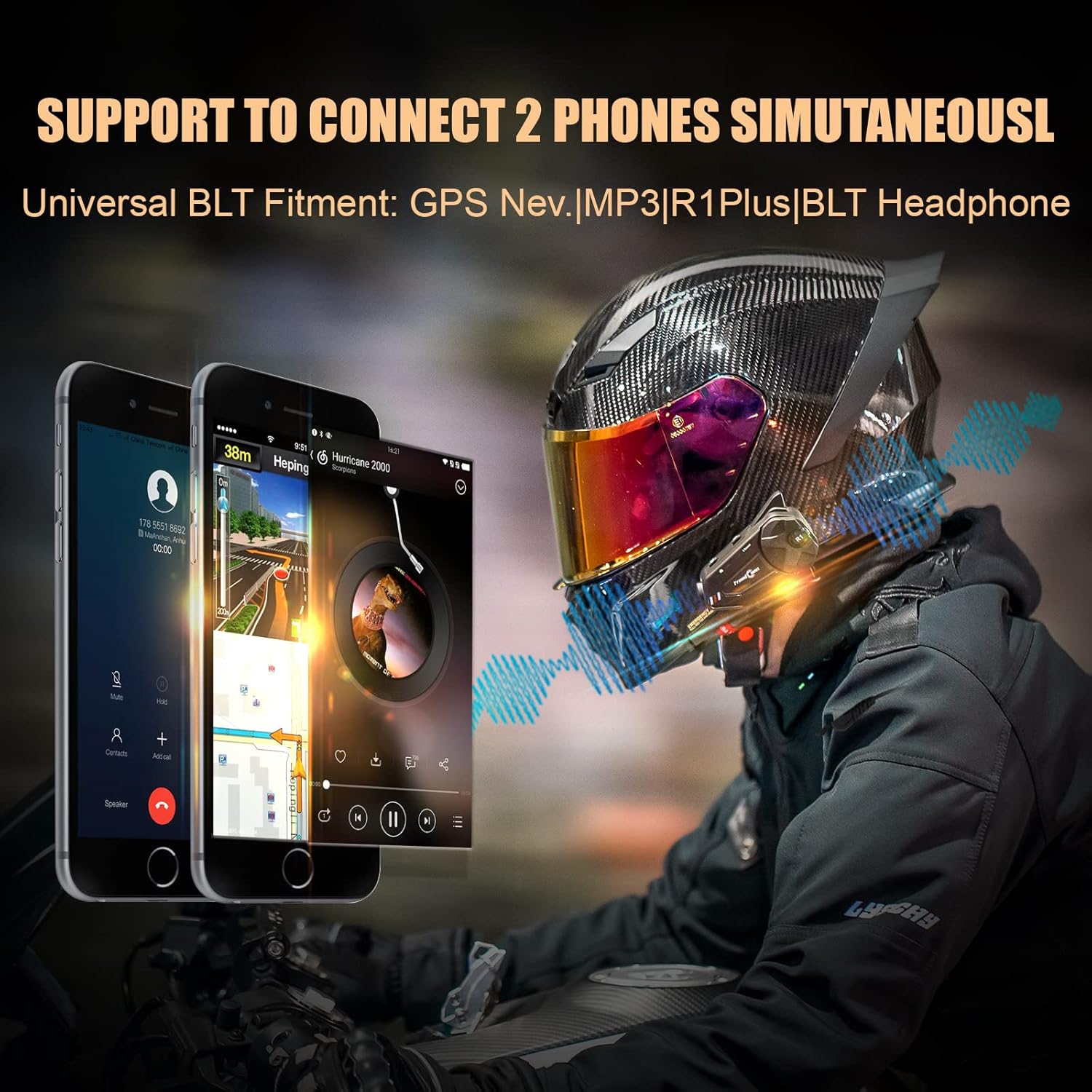 Buy Motorcycle Helmet Headset with Camera FreedConn R1Plus 1080P Helmet