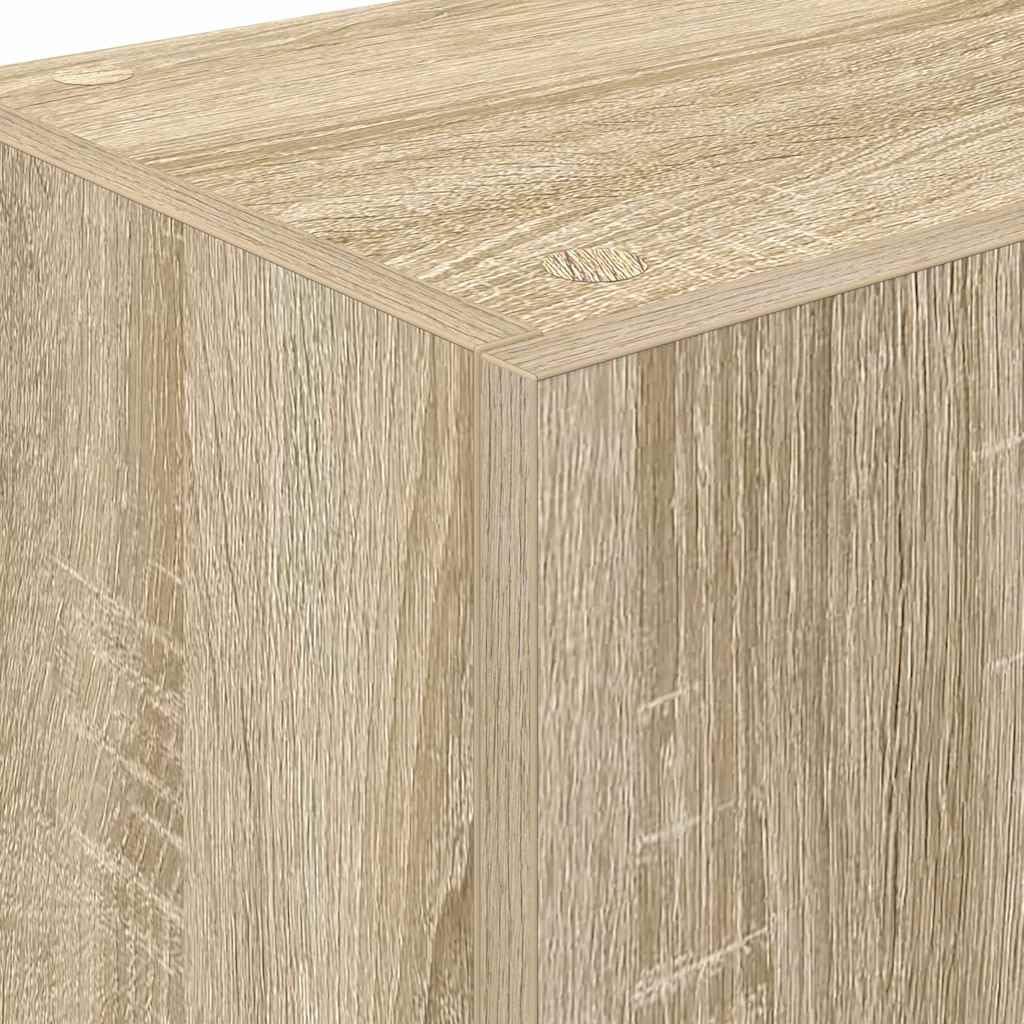 vidaXL Armoire de Cuisine Beige 35 x 50 x 180 cm Bois d'ingénierie, Rangement de Cuisine stylé, Meuble rectangulaire Robuste, Bois d'ingénierie Fonctionnel, unité intérieure avec étagères