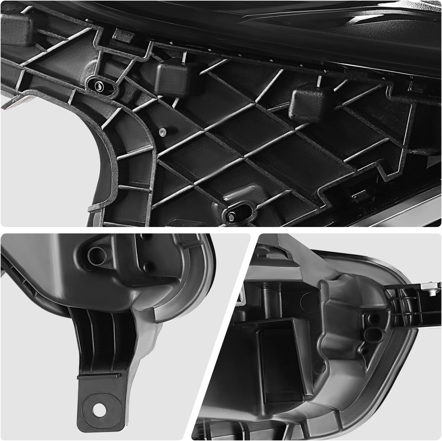 DNA MOTORING Xenon Factory OE Style Driver Side (Left) Headlight Assembly Compatible With Terrain 2018-2021, Models with Factory HID Headlights, GM2502475, OEM-HL-0331-L