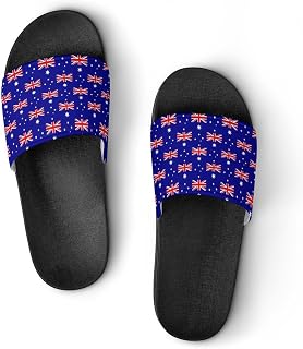 Australia Flag Slippers for Women Men Indoor Outdoor PVC Shower Shoes Non Slip Soft Sole Home Slides