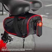 Vista 7 de TUSITA Soporte de clip para bolsa de sillín de ciclismo (ranura grande) compatible con Garmin Varia RTL515, RTL510, RVR315, RearVue 820