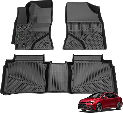 ANBINGO - Alfombrillas personalizadas para Corolla 2014-2019 (no apto para Corolla im y Hatchback), forros de suelo resistentes para todo tipo de
