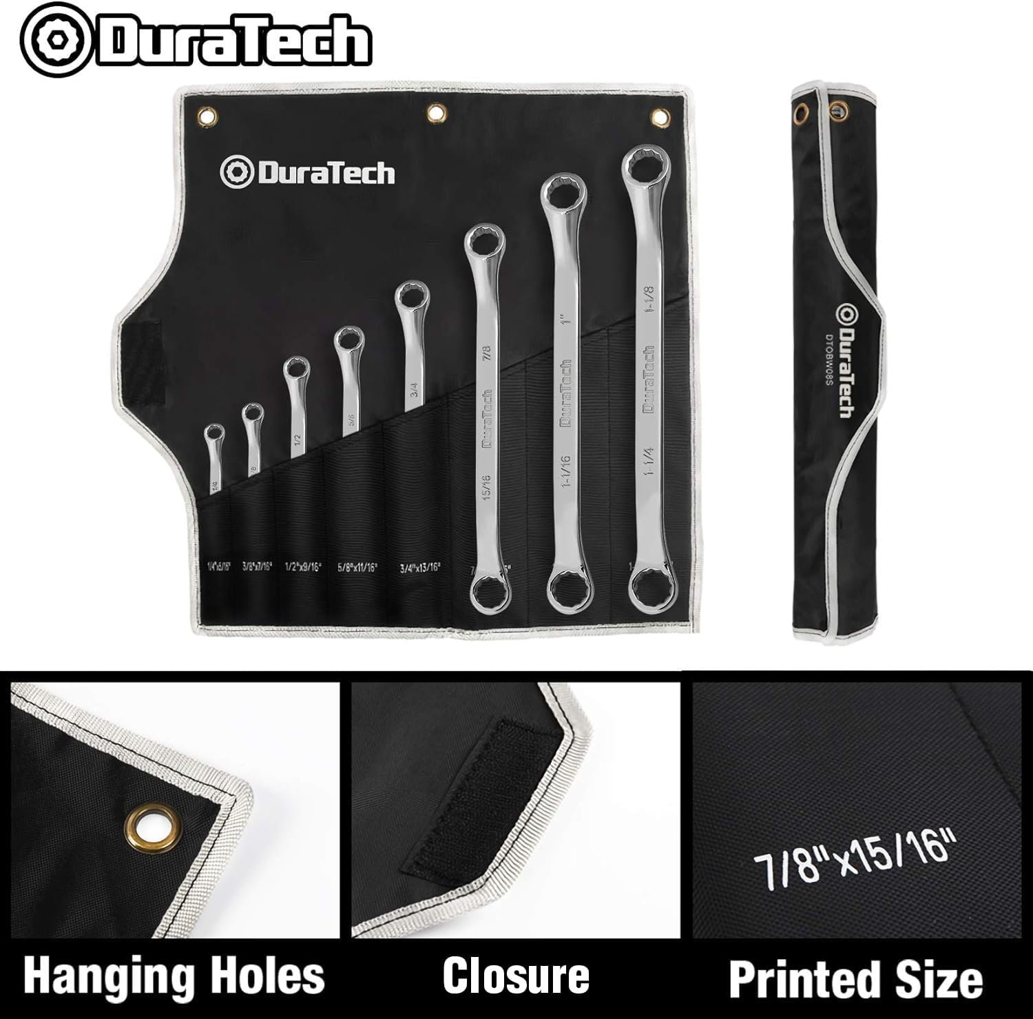 DURATECH Wrench Set Rolling Pouch