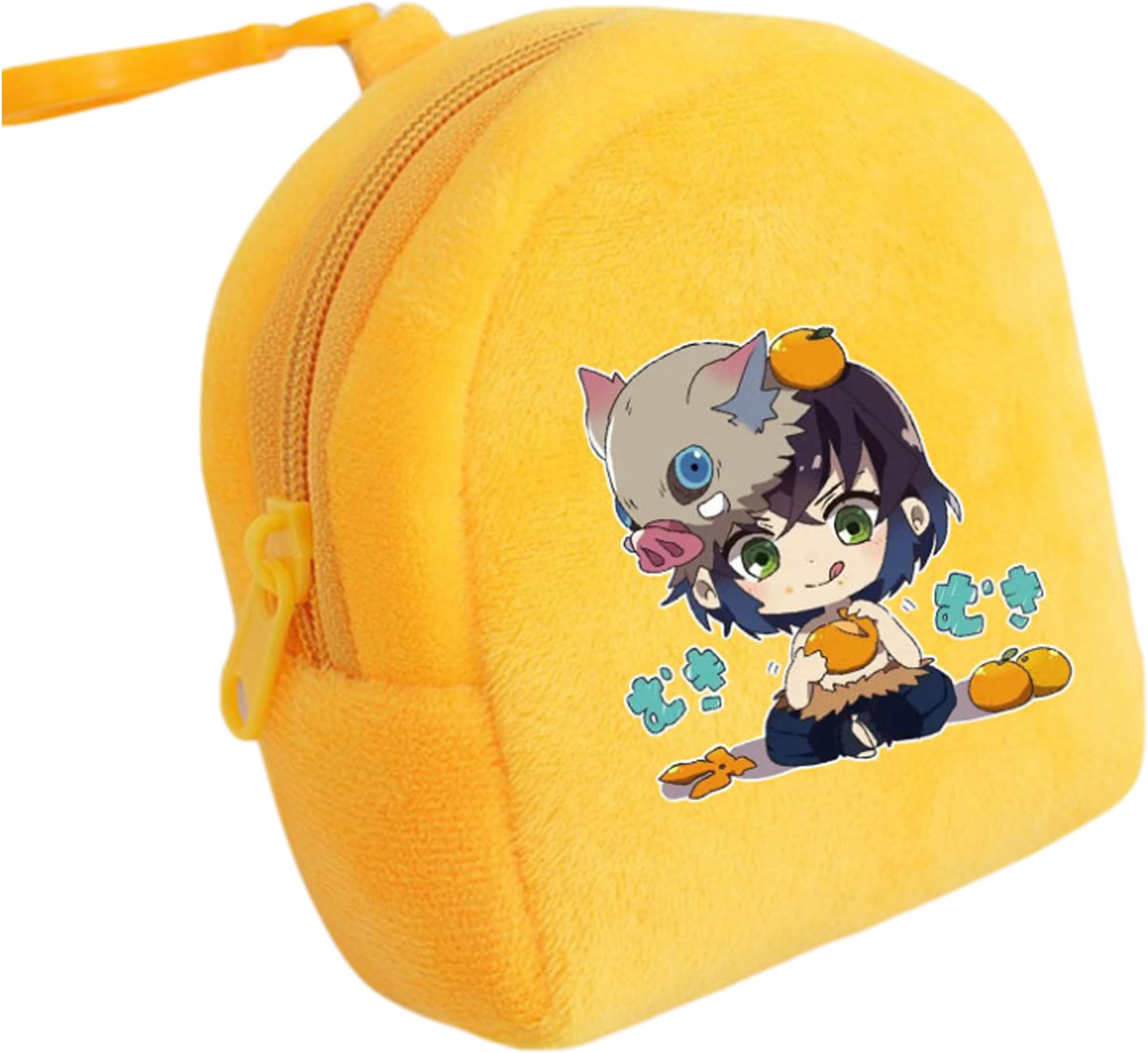 Anime Demon Slayer Coin Purse, Cartoon Plush Zipper Pouch Mini Coin Wallet, Key Holder Headphones Storage Bags, Gift for Boy and Girls Christams, Style/27